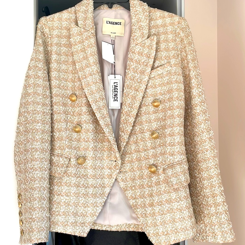L’AGENGE tweed jacket